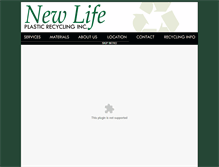 Tablet Screenshot of newlifeplastics.com